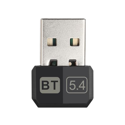 TNSLAND Bluetooth 5.4 Adapter, Bluetooth Adapter PC, USB Bluetooth Adapter, Bluetooth Stick Bluetooth Dongle, Bluetooth Stick für PC, Plug-and-Play PC Bluetooth USB Adapter für win7 8 8.1 10 11 von TNSLAND