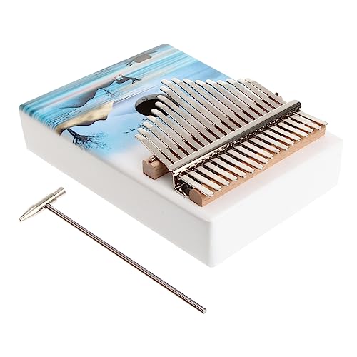 TOGEVAL 1 Satz 6 Stück 17 Daumen Fingermelodie Kalimba Mini-kalimba Mit 8 Tasten Kalimba Für Anfänger Starter Kalimba Mini-musikinstrument Das Klavier Kleines Musikinstrument Hölzern von TOGEVAL