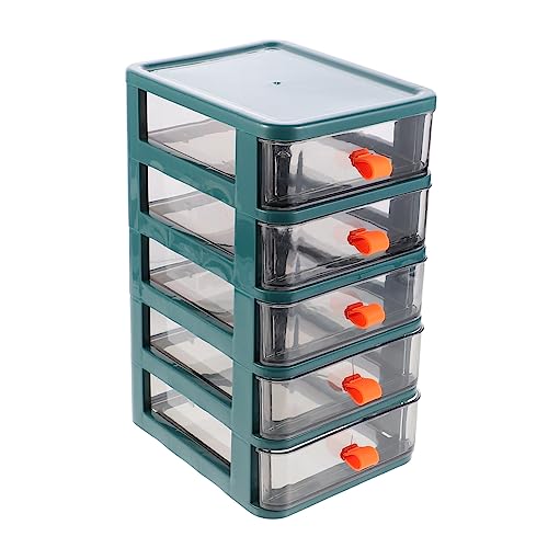 TOGEVAL 1 Stück Karton Aufbewahrungskiste Schreibtisch-Aufbewahrungsbehälter kleiner Schreibtisch-Organizer schreibtisch schublade schreibtischgestell transparenter Desktop-Organizer pp von TOGEVAL