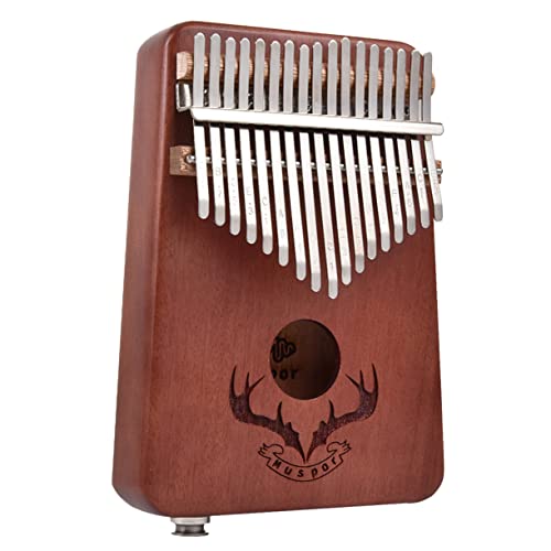 TOGEVAL 1Stk muspor kalimba musikinstrumente the eq Holzklavier finger piano tastenficker Kalimba mit 17 Tönen Kalimba-Tuner Kalimba mit 17 Tasten Daumenklavier aus Holz Hölzern Coffee von TOGEVAL