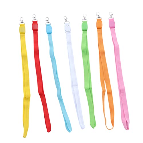 TOGEVAL 3St Handy-Lanyards Schlüsselband Schlüsselanhänger selber machen Farbfilter Paddel Abzeichen Lanyards handy schlaufe band handy band handyband Schlüsselanhänger DIY Zubehör Orange von TOGEVAL