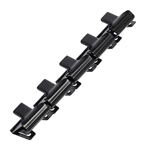 TOGEVAL 5st Regal Supermarkt Clip Mini-etiketten Preisschild Mini-klippschilder Zeichenclip Etikettenhalterklemme Warenzeichenhalter Aufsteckhalterung Ständer Tag-clips Legierung Black von TOGEVAL