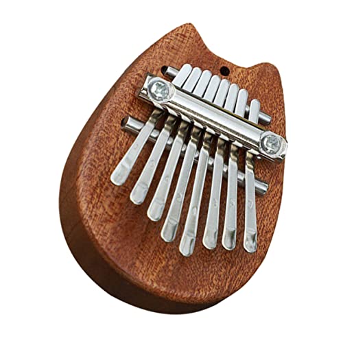 TOGEVAL 8 Mini-daumenklavier Mini-kalimba- Anfänger Musikinstrument Kalimba Daumenklavier Finger Kalimba Daumen Klavier Musikinstrument Fingerklavier Holz von TOGEVAL