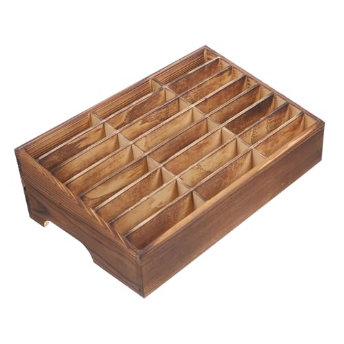 TOGEVAL handy office organizer büro organizer handy aufsteller kartenschachtel nadeletui Handyaufbewahrung für das Klassenzimmer Handy-Rack handy speicher Halter aus Holz von TOGEVAL