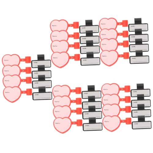 TOKIDNY 40 Stk -namensschild Austausch Von Stethoskopschläuchen -tag -namensclip Stethoskopschlauch-tag -kartenclip -clip Plastik von TOKIDNY