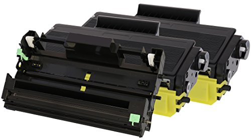 TONER EXPERTE® 2 Toner mit Trommel kompatibel zu Brother TN3280 & DR3200 für DCP-8070D DCP-8085DN HL-5340D HL-5340DL HL-5350DN HL-5370DW HL-5380DN MFC-8370DN MFC-8380DN MFC-8880DN MFC-8890DW von TONER EXPERTE