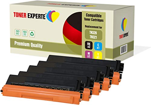 TONER EXPERTE® 5 Premium Toner kompatibel zu TN-326 TN326 für Brother HL-L8250CDN, HL-L8350CDW, DCP-L8400CDN, DCP-L8450CDW, MFC-L8600CDW, MFC-L8650CDW, MFC-L8850CDW von TONER EXPERTE