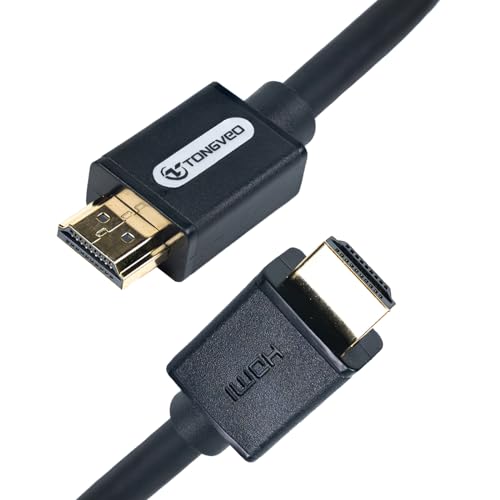 TONGVEO HDMI Kabel 4K 5Meter, Highspeed HDMI 2.0 Kabel 60Hz 18Gbps, unterstützt PS5, PS4, Xbox, Switch, X-Box, UHD-TV-Monitor, PTZ-Kamera von TONGVEO