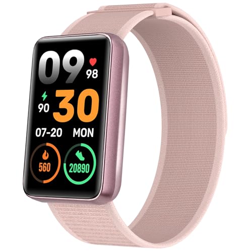 TOOBUR Fitness Tracker mit schrittzähler 1.57" Fitnessuhr mit Wasserdicht Pulsuhr mit Herzfrequenz Schlaftracker Pulsmesser Sportuhr mit 100 Sportmodi Fitness Armband Damen Android iOS Kompatibel von TOOBUR