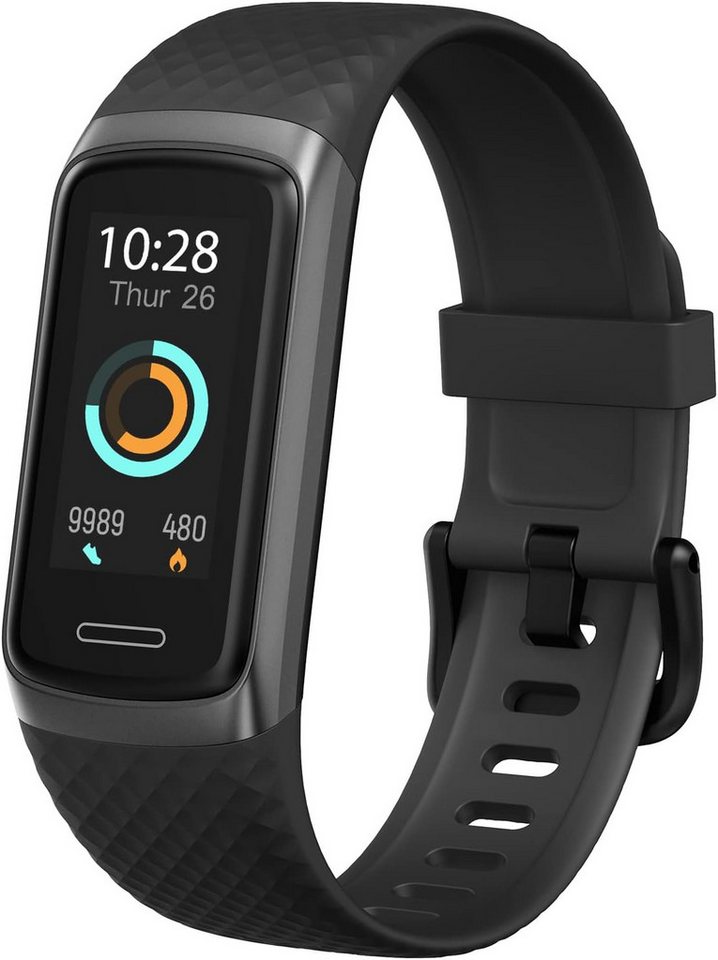 TOOBUR Smartwatch (1,05 Zoll, Android, iOS), mit Pulsmesser Schlaftracker Uhr 14Sportmodi Sportuhr Ip68 Wasserdicht von TOOBUR