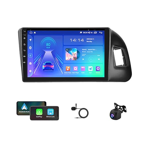 Android 12 Multimedia Autoradio 9 Zoll IPS Touchscreen Doppel Din Radio Für Audi Q5 2010-2018 Mit GPS Navigation Bluetooth Unterstützung RDS WiFi SWC Mit Rückfahrkamera ( Color : A2 WIFI 4-Core 2G+32G von TOOOEY