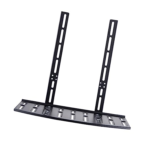 TOPBATHY Kasten Tv-Rack Empfänger Einheit Modemregal Routerständer Kleiner Tv-ständer Tv-Regal Tragbar Kabel Versteck Ständer Für Monitore DVD-Regal Wandregal Black Kaltgewalzter Stahl von TOPBATHY