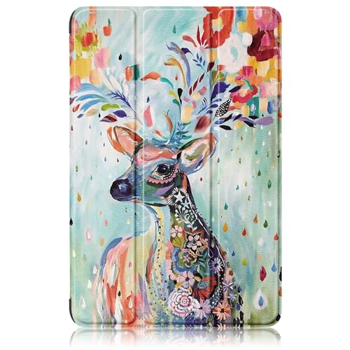 TOPCASE Hülle für Samsung Galaxy Tab A9 Plus 11 Zoll 2023,Ultra Leder Ständer Schutzhülle mit Auto Schlaf/Wach Funktion Cover für Galaxy Tab A9 Plus 11" 2023 SM-X210/X216/X218,Deer TOPCASE Hülle für Samsung Galaxy Tab A9 Plus 11 Zoll 2023,Ultra Leder Ständer Schutzhülle mit Auto Schlaf/Wach Funktion Cover für Galaxy Tab A9 Plus 11" 2023 SM-X210/X216/X218,Deer von TOPCASE