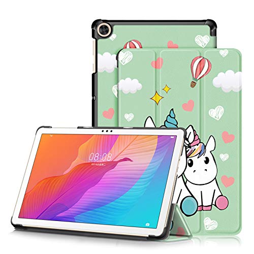 TOPCASE Hülle für Tablet Huawei MatePad T10 9.7 Zoll 2020 /MatePad T10S 10.1 2020 /Honor Pad X8 Lite 10.1 Zoll 2022 Schlank Hülle Schutzhülle mit Standfunktion,GEinhorn TOPCASE Hülle für Tablet Huawei MatePad T10 9.7 Zoll 2020 /MatePad T10S 10.1 2020 /Honor Pad X8 Lite 10.1 Zoll 2022 Schlank Hülle Schutzhülle mit Standfunktion,GEinhorn von TOPCASE