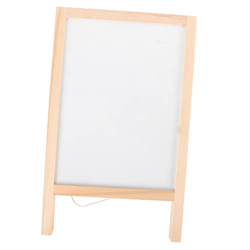 TOPPERFUN 1 Satz Kleine Kreidetafel Erster Schultag Whiteboard Für Kinder Tafelzeichnung Tischstaffelei Zum Malen Schilder Für Sandwichbretter Im Freien Tafelzeichen Briefbrett Hölzern von TOPPERFUN