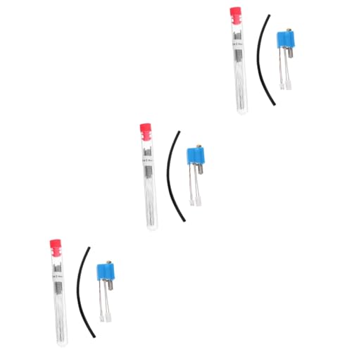 TOPPERFUN 3 Sätze Klapperschlangendüse Bausatz Düsen Etikett tragbar Hersteller Eisendüse Extruderteile für 3D-Drucker Druckkopf Extruder-Kit für 3D-Drucker 3D-Drucker-Toolkit Kieselgel von TOPPERFUN