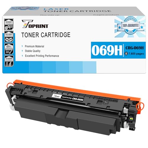 069H CRG-069H CRG069H Kompatible Tonerkartusche Schwarz Hohe Kapazität 7600 Seiten für Canon Laserdrucker i-SENSYS MF752 MF752Cdw MF754 MF754Cdw LBP673 LBP673Cdw von TOPRINT