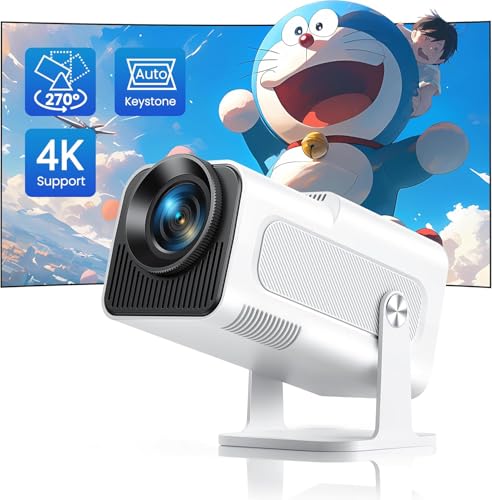 Mini Beamer 4K Unterstützung, 【Auto Keystone】 Full HD 1080P Beamer Heimkino, TOPTRO Projektor Klein Tragbarer LED Video Beamer 22000 Lumens mit 270°drehbar, WiFi6, Bluetooth, Zoom Mini Beamer 4K Unterstützung, 【Auto Keystone】 Full HD 1080P Beamer Heimkino, TOPTRO Projektor Klein Tragbarer LED Video Beamer 22000 Lumens mit 270°drehbar, WiFi6, Bluetooth, Zoom von TOPTRO