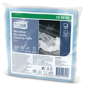 TORK Mikrofasertücher Polyester 90 °C waschbar, 6 St. von TORK