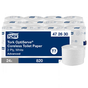 TORK Toilettenpapier T7 Advanced 2-lagig, 24 Rollen von TORK