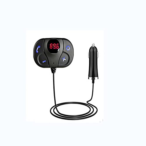 TOTMOX Auto LCD USB FM Transmitter MP3 Player Magnet Drahtlose Bluetooth Freisprecheinrichtung, BAT62 mit FM Auto MP3 Player - Schwarz von TOTMOX