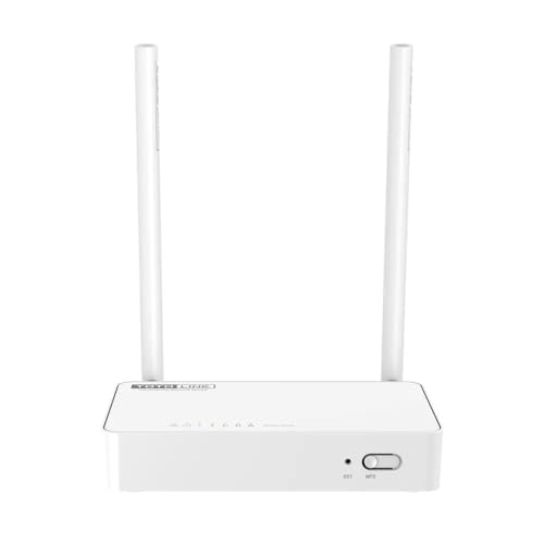 Totolink N300RT V4 WLAN Router 2,4 GHz 300 Mb/s WiFi Router WPA/WPA2 2 Externe Antennen MIMO Technologie WPS VLAN IPTV Funktionen Internet Router Multi SSID DHCP Kabelrouter von TOTOLINK