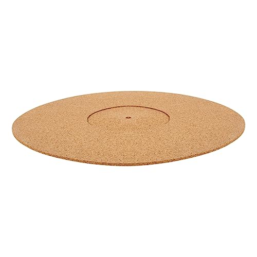 Schallplattenmatte Aus Vinyl Slipmat Plattenspieler-pad Aus Vinyl Rekordvorräte Aufzeichnungsblock Schallplattenunterlage Aus Vinyl Plattenspielermatte Aus Filz Kork Orange TOYANDONA von TOYANDONA