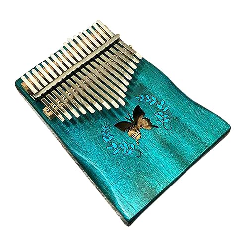 TOYANDONA 1 Satz Daumen Musikinstrument Kalimba mit siebzehn Schlüsseln kinderinstrumente kinder musikinstrumente Instrument Zubehör für Musikinstrumente Mahagoni von TOYANDONA