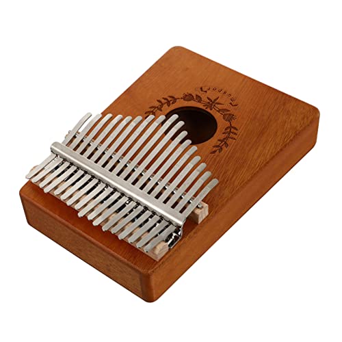 TOYANDONA 1 Satz Kalimba Mit 17 Tasten Kleine Musikinstrumente Tragbares Daumenklavier Tragbares Klavier Kalimba-instrument Kalimba Daumenklavier Fingerklavier Kleine Kalimba Mbira Mahagoni von TOYANDONA