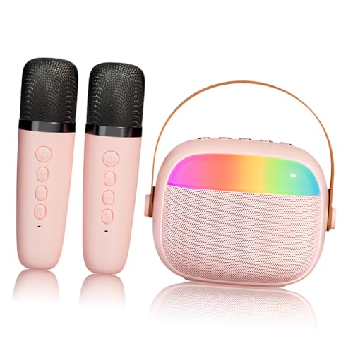 TOYANDONA 1 Satz Mikrofon Tragbares Karaoke Zeug Für Teenager-mädchen Singende Maschine Süße Sachen Für Teenager-mädchen Karaoke-Lautsprecher Karaoke Karaoke-ausrüstung Abs Rosa von TOYANDONA