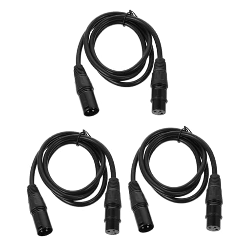 TOYANDONA 3 Stück Mikrofon Audiokabel Mikrofon Xlr Kabel Xlr Patchkabel Drahtstecker Xlr Stecker Auf Buchse Kabelstecker Für Lautsprecher Audiokabel Abschirmung Des Xlr Kabels von TOYANDONA