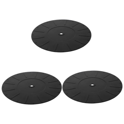 TOYANDONA 3 Stück Vinyl Schallplattenmatte Vinyl Schallplatten Disc Schutzpolster Plattenspieler Matte Pad Für Vinyl Schallplatten Silikon Plattenspieler Matte Plattenspieler Zubehör von TOYANDONA