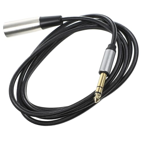 TOYANDONA 3 plug klinkenstecker Tonübertragungskabel Verstärkerkabel mikrofonzubehã¶r zum Kabel Audioübertragungskabel Mikrofonkabel Audio-Konvertierungskabel verzinnter Kupferdraht Black von TOYANDONA