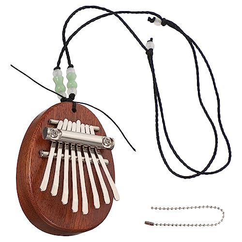 TOYANDONA 8 Mini Kalimba Daumenklavier Tragbares Klavier Für Den Mittelfinger Mini- Balsamische Trommel Daumen Kalimba Mini-klavier Daumen Klavier Holz Musik Mit Seil Kind von TOYANDONA