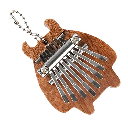 TOYANDONA 8 Ton Daumen Tab Daumenklavier Zarte Kalimba Kleine Kalimba Heim Kalimba Mini Daumen Kalimba 8 Tasten Fingerklavier Anfänger Kalimba Musikinstrument Mini Gemusterte von TOYANDONA