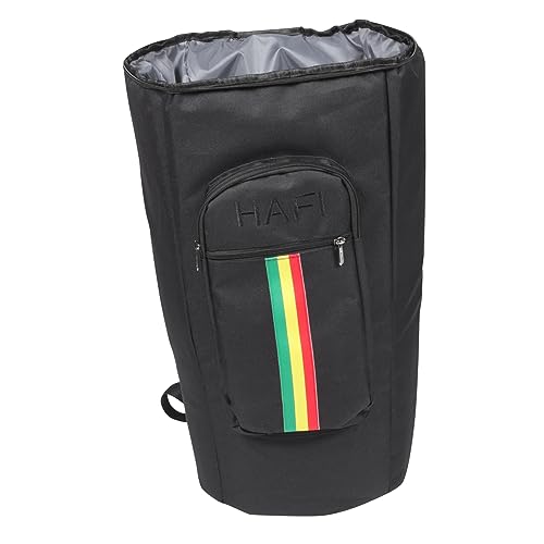 TOYANDONA Afrikanisches Schlagzeug Tasche Instrument Speichertrommel Zubehör für afrikanische Trommeln Wasserdichter Trommelrucksack Trommelhalter Oxford-Stoff Black von TOYANDONA