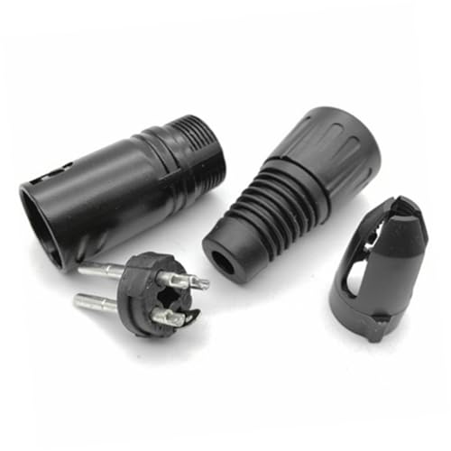 TOYANDONA XLR Stecker ännlich 3 Polig Audio Kabelverbinder Dreikern Mikrofonstecker Für Professionelle Audioanwendungen Ideal Für Mikrofone Mixer Und Aufnahmegeräte von TOYANDONA