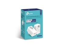 TL-PA7017P Kit AV1000 Gigabit Passthrough - Powerline-Adapter - GigE, HomePlug AV (HPAV), HomePlug AV (HPAV) 2.0, IEEE 1901 - kann mit dem Handy arbeiten (Paket mit 2) von TP-LINK