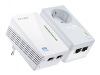 TP-Link AV600-WLAN-Powerline-Extender KIT mit Steckdose, 600 Mbit/s, IEEE 1901, IEEE 802.11b, IEEE 802.11g, IEEE 802.11n, IEEE 802.3, IEEE 802.3u, Schnelles Ethernet, 10,100 Mbit/s, Wi-Fi 4 (802.11n), 802.11b, 802.11g, Wi-Fi 4 (802.11n) von TP-LINK