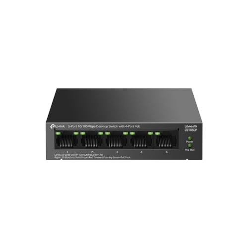 TP-Link 5-Port Desktop-GIGABIT-Switch MIT 4 POE+-Ports TP-Link 5-Port Desktop-GIGABIT-Switch MIT 4 POE+-Ports von TP-Link