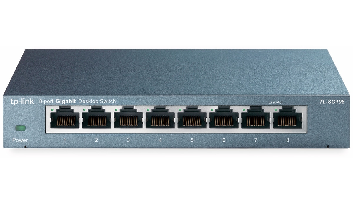 TP-LINK Gigabit Netzwerk-Switch TL-SG108, 8-Port von TP-Link