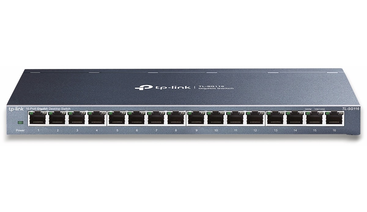 TP-LINK Switch Desktop TL-SG116, 16-port, Gigabit von TP-Link