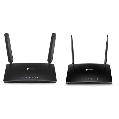 TP-Link Archer MR200 Cat4 + AC750 Mbps Dualband 4G LTE WLAN Router & TL-MR6400 LTE Router, 4G Router unterstützt SIM Karten, 4G Cat4 bis zu 150 Mbit/s von TP-Link