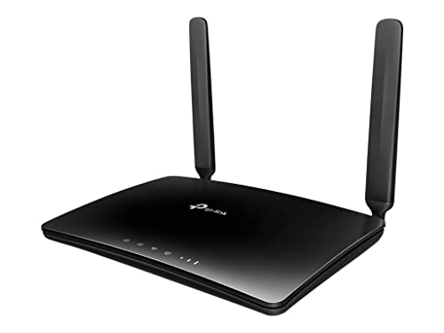 TP-Link Archer MR400 AC1200 Dualband 4G LTE WLAN Router (150 Mbit/s im Download, simultanes Dualband, 300 Mbit/s(2,4GHz) + 867 Mbit/s(5GHz), frei konfigurierbarer LAN/WAN-Port) schwarz von TP-Link