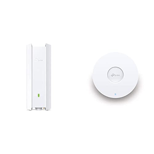 TP-Link EAP610-Outdoor AX1800 Gigabit Dualband WiFi 6 WLAN Access Point weiß & EAP653 AX3000 Gigabit Dualband WiFi 6 WLAN Access Point (Omada SDN, zentrales Management) weiß von TP-Link