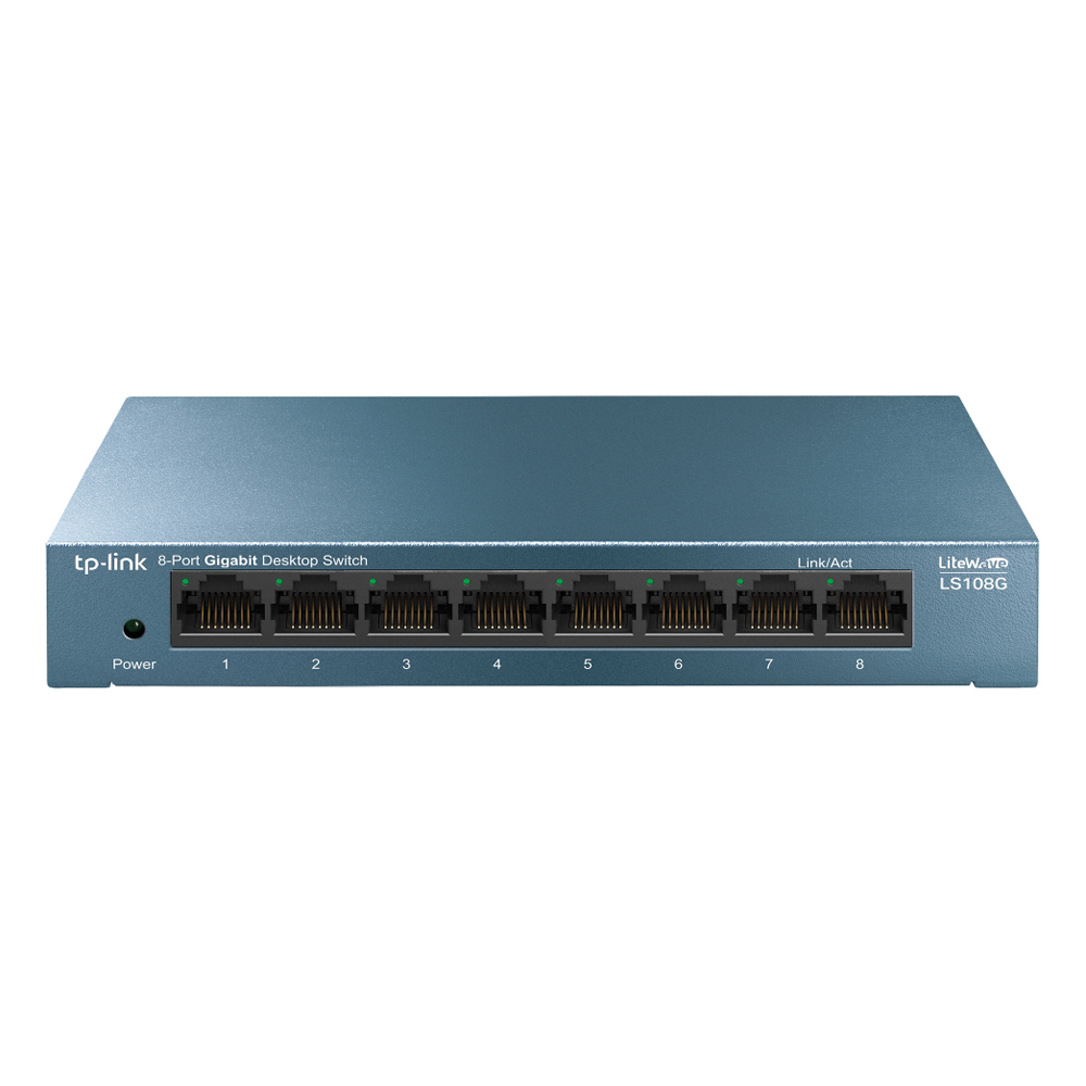 TP-Link LS108G Unmanaged Switch [8x Gigabit Ethernet] von TP-Link