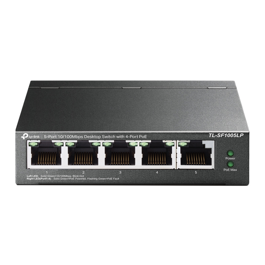 TP-Link SF1005LP Unmanaged Switch 5x LAN mit 4x PoE von TP-Link