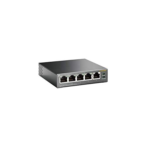 TP-Link TL-SG1005P Switch Unmanaged Gigabit Ethernet (10/100/1000) Schwarz Power over Ethernet (PoE) von TP-Link