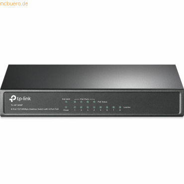 TP-Link TP-Link TL-SF1008P 8-Port 10/100MBit Desktop Switch 4x PoE von TP-Link