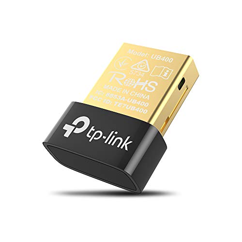 TP-Link UB400 Nano USB Bluetooth 4.0 Adapter Dongle (für PC Laptop Desktop Computer, unterstützt Windows 11/10/8.1/8/7, Plug & Play für Windows 11/10/8.1/8) von TP-Link